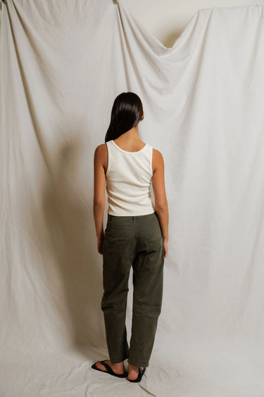 Blondie Tank - Bright Ivory