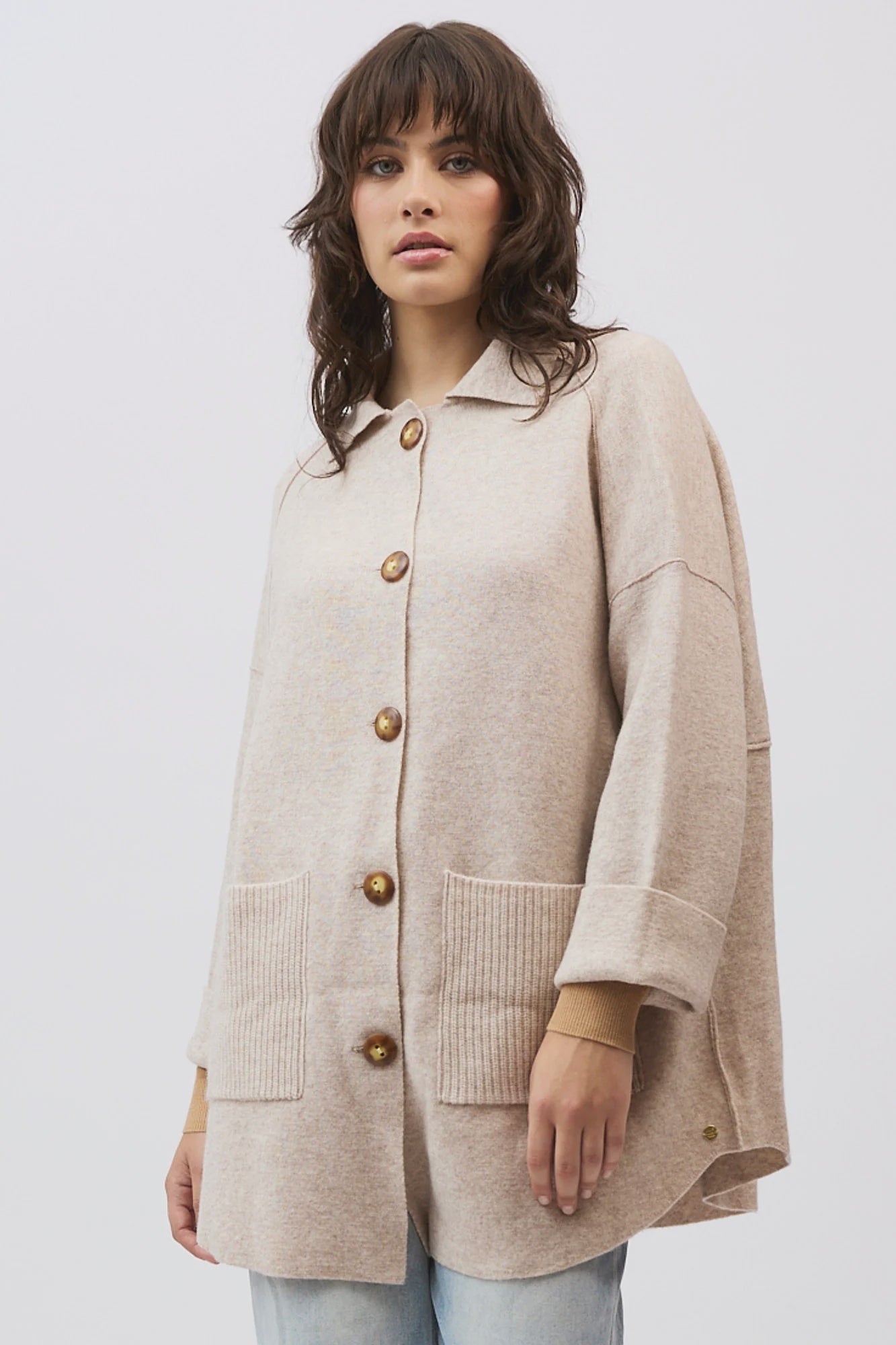 Brixton Jacket - Bone