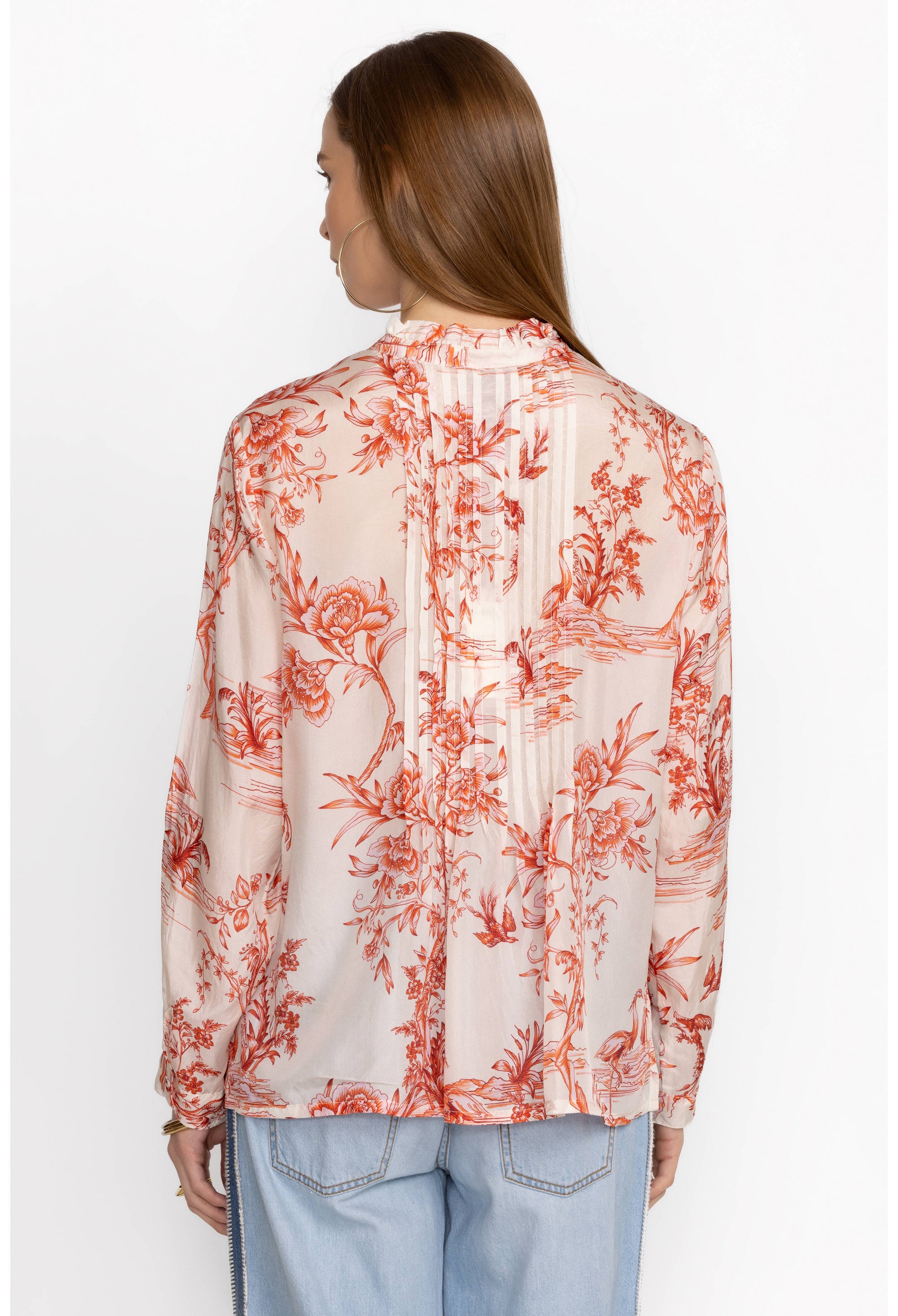 Spring Fire Malia Blouse