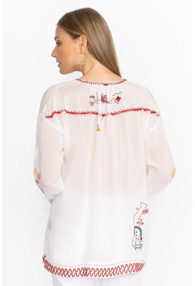 Zadonia Blouse Fatima - White