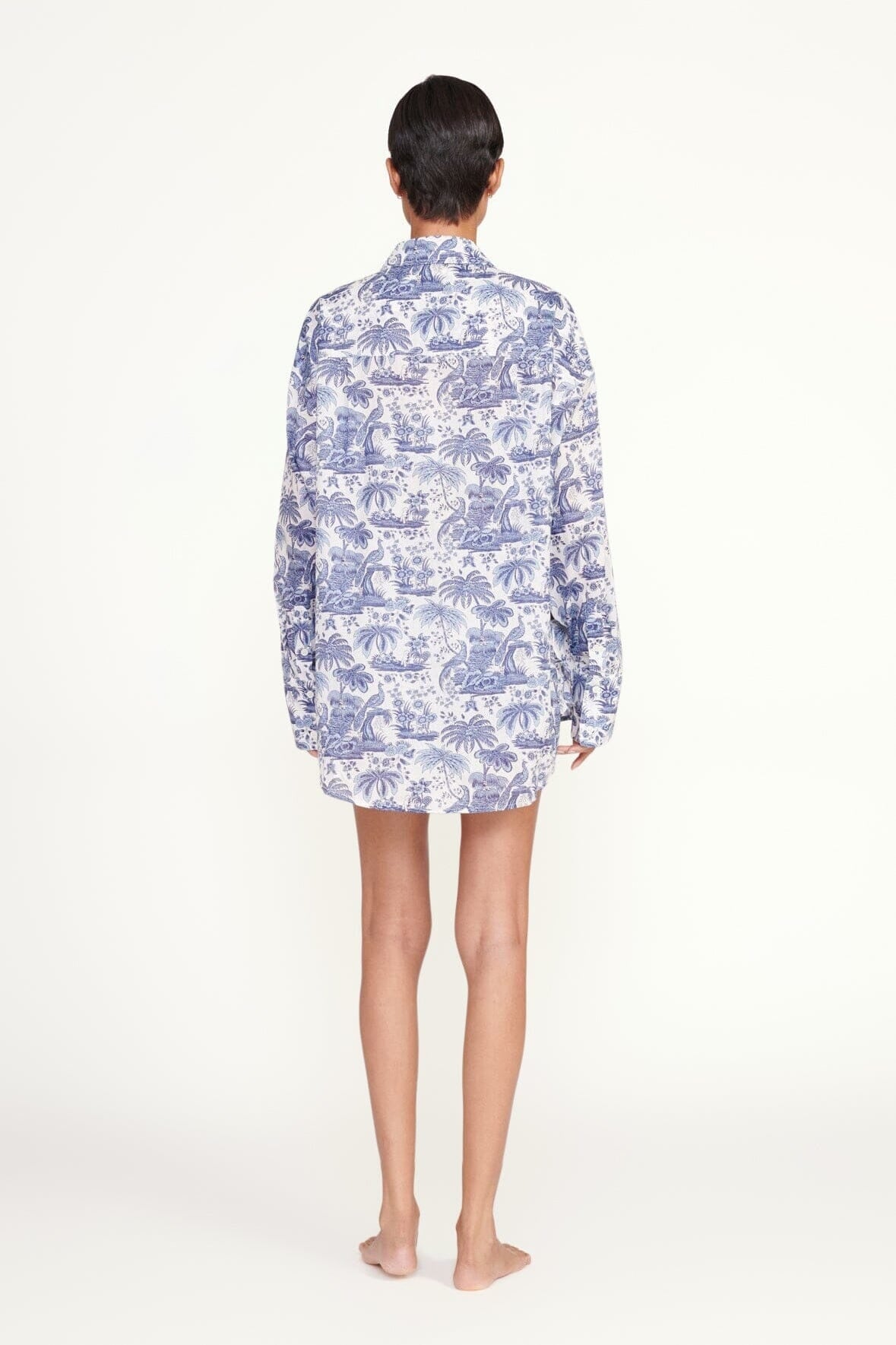 Colton Shirt - Blue Toile