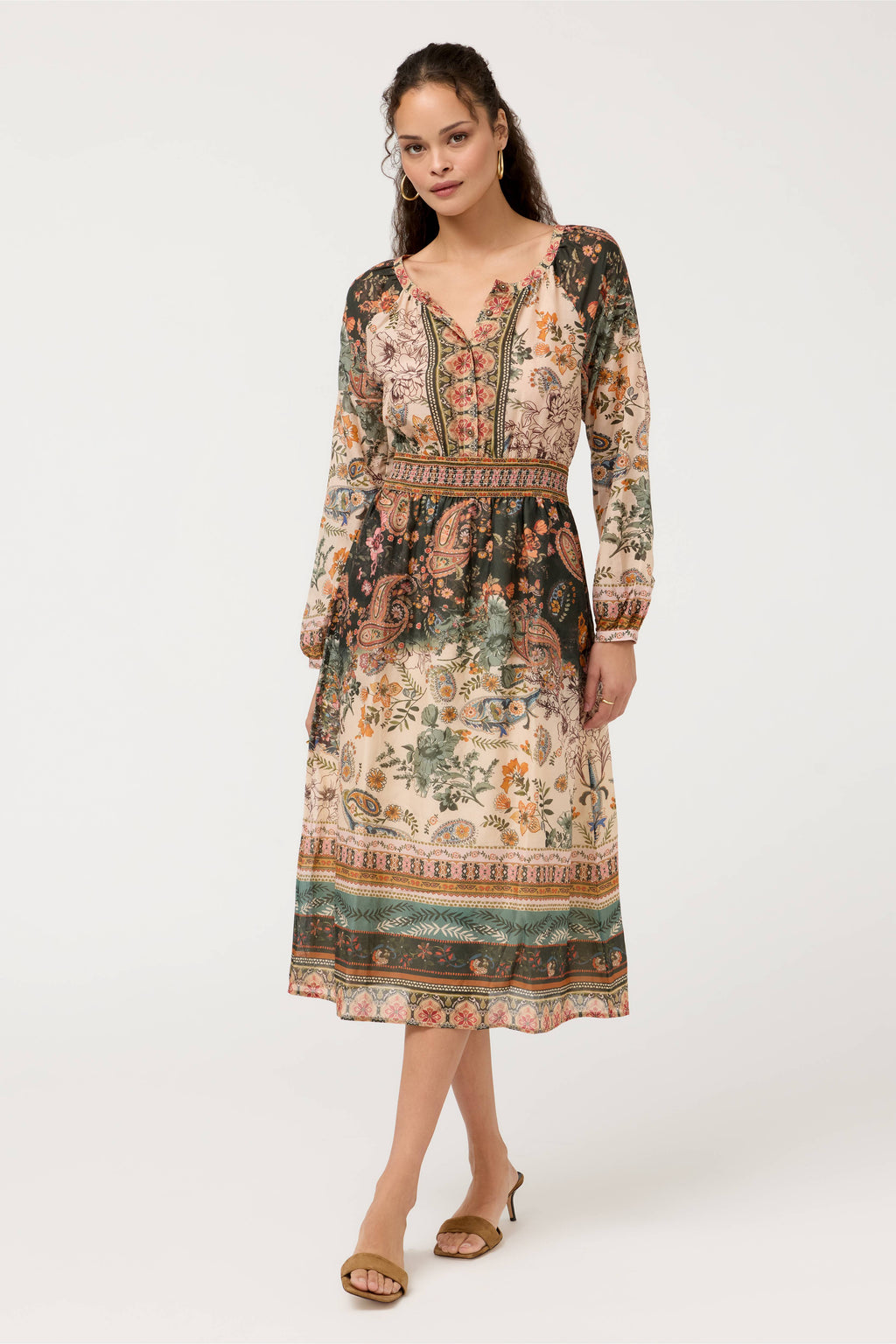 Michaella Dress - Solana Scarf