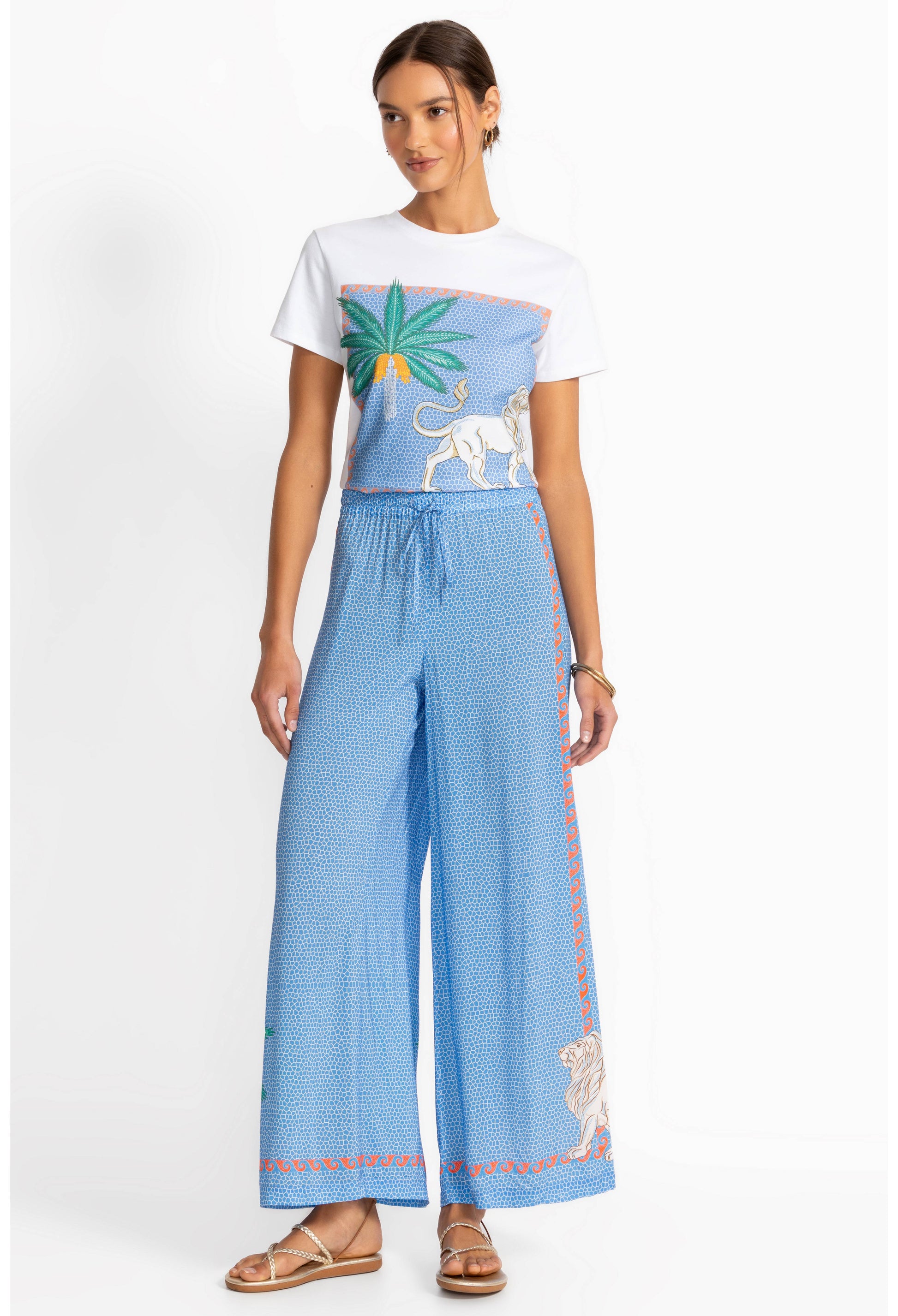 Paolita Pagalle Trousers - Ocean