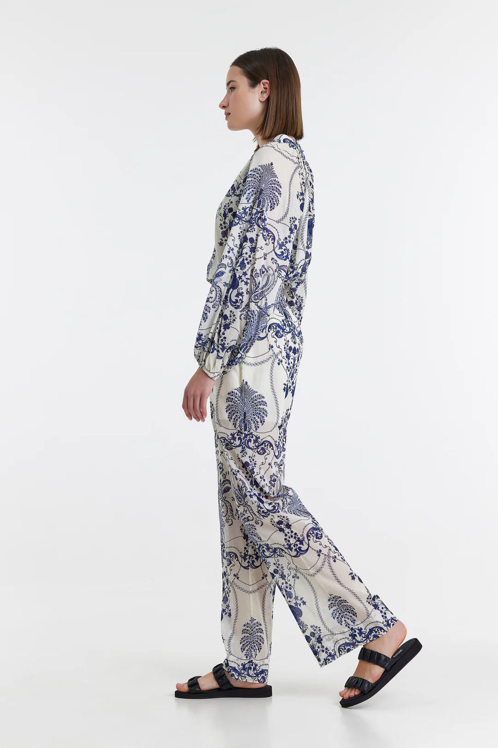 Ippoliti Pant - Blue