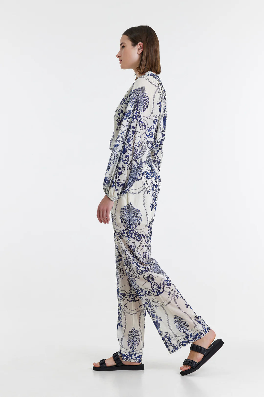 Ippoliti Pant - Blue