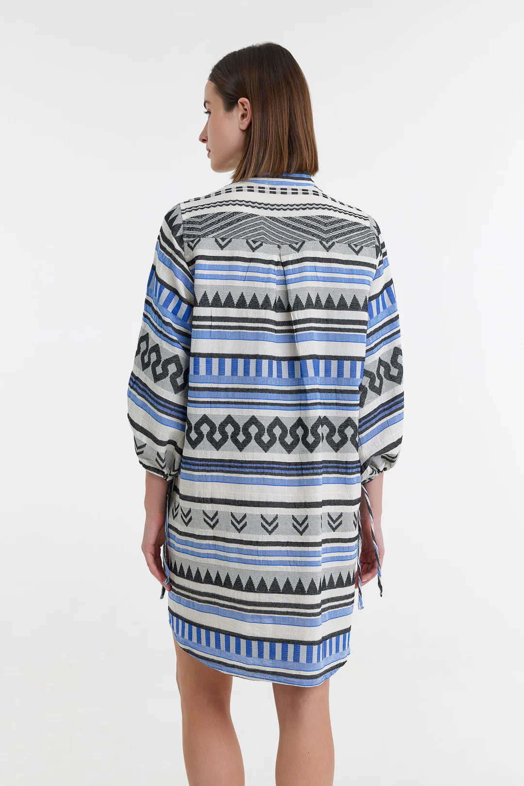 Ninet Dress - Blue/Black