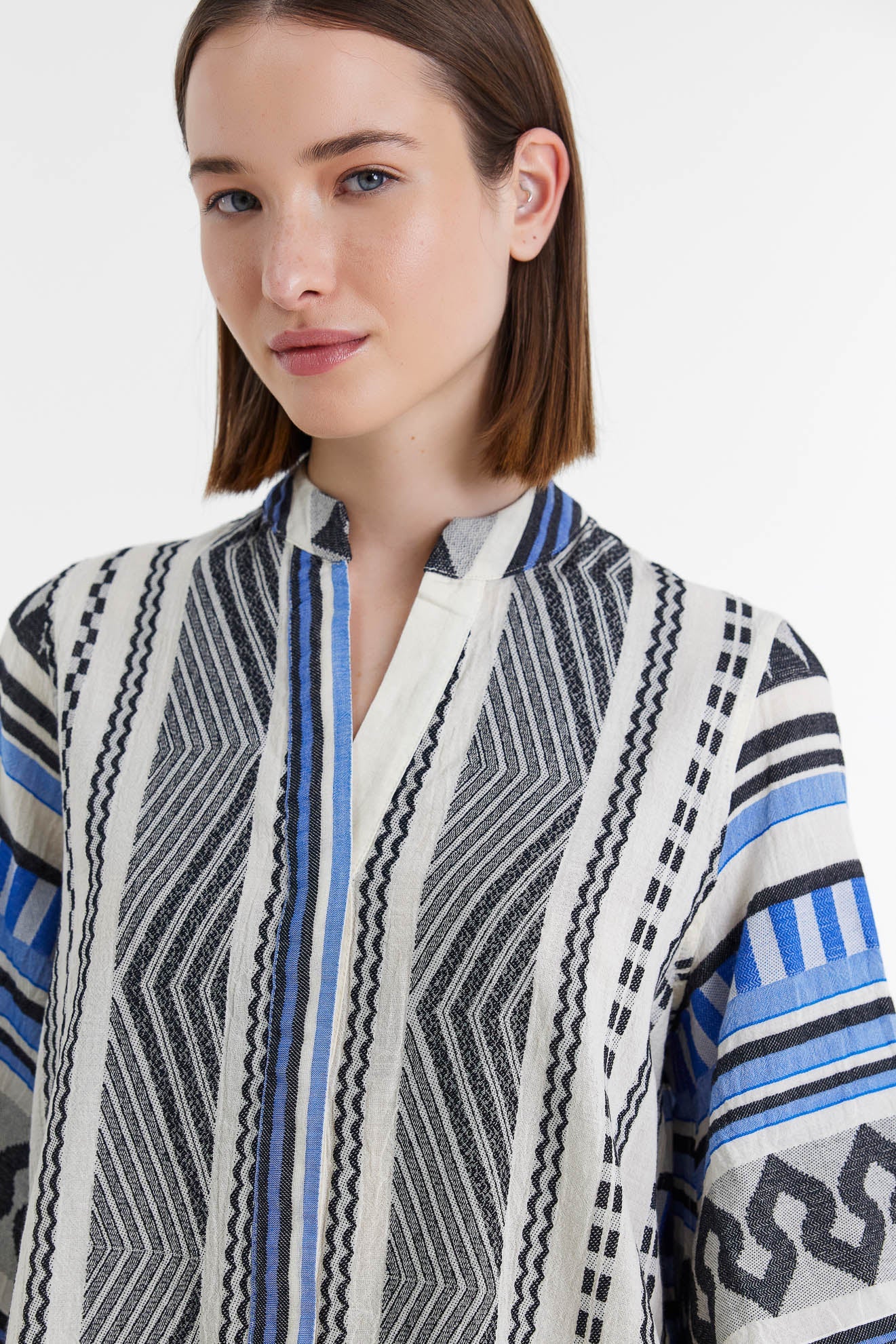 Ninet Dress - Blue/Black