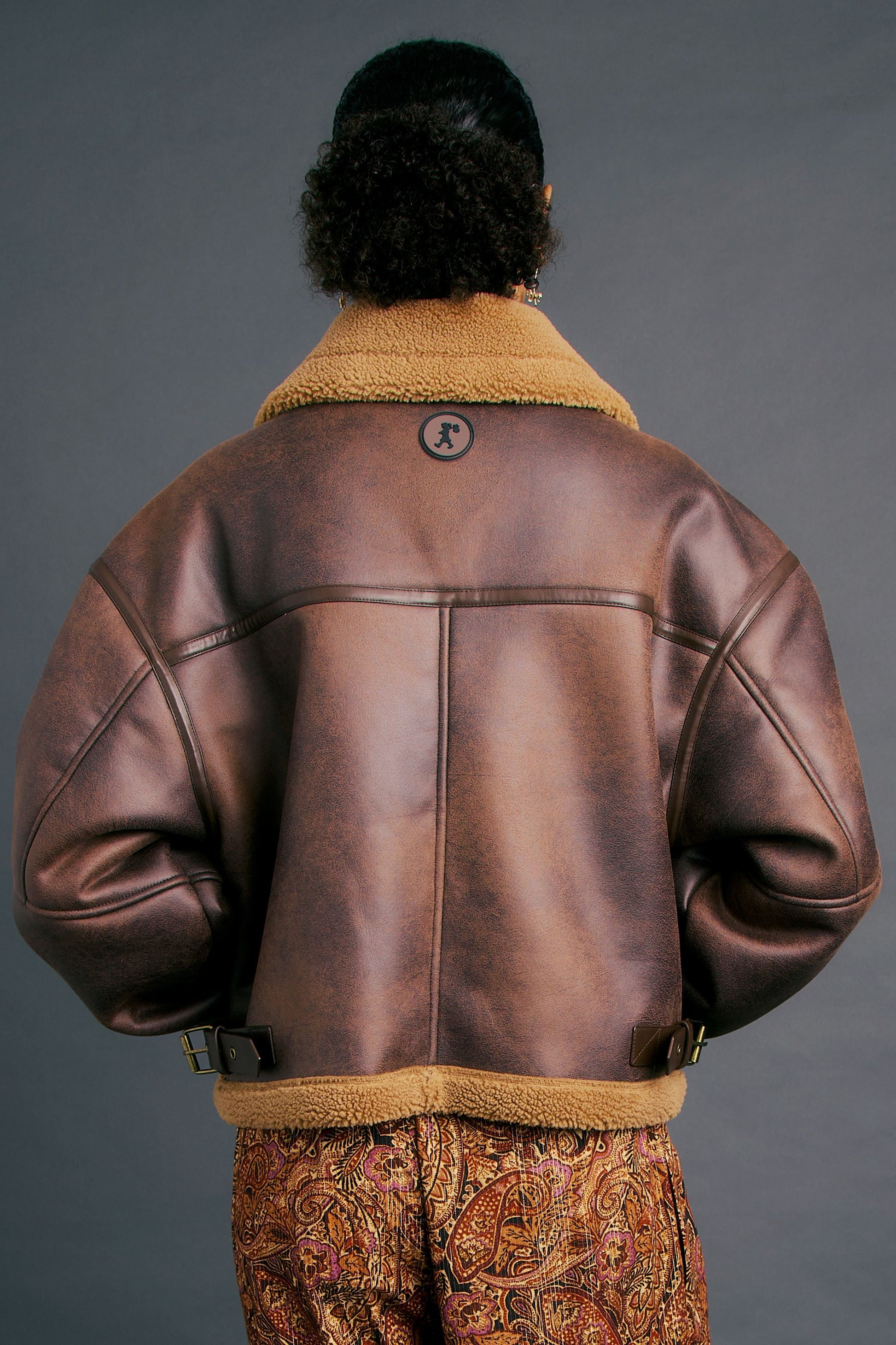 Cropped Aviator Jacket