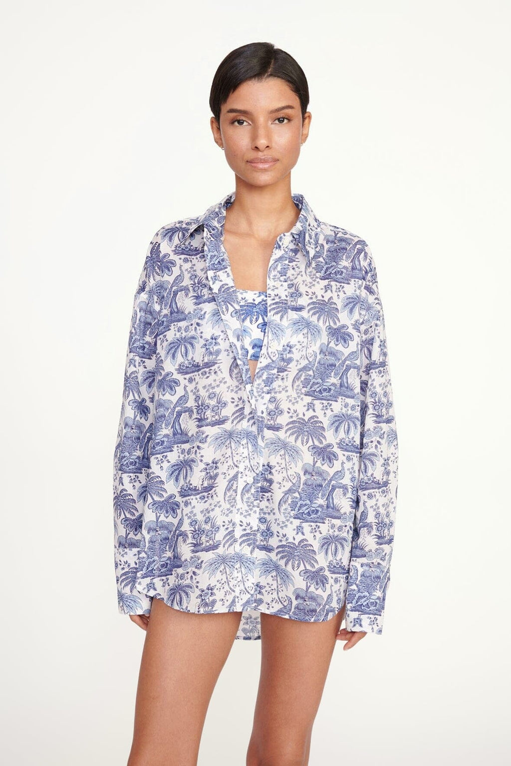 Colton Shirt - Blue Toile