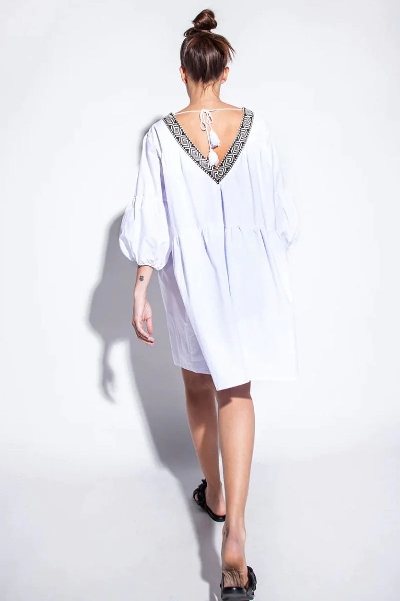 Bree Dress in White