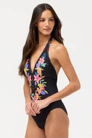 Halter Onepiece - Scabiosa