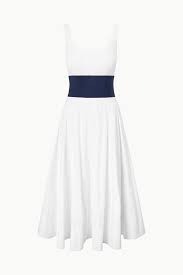 Rig Dress - White/Navy