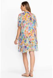 Margareta Mini Dress - Wild Blooms