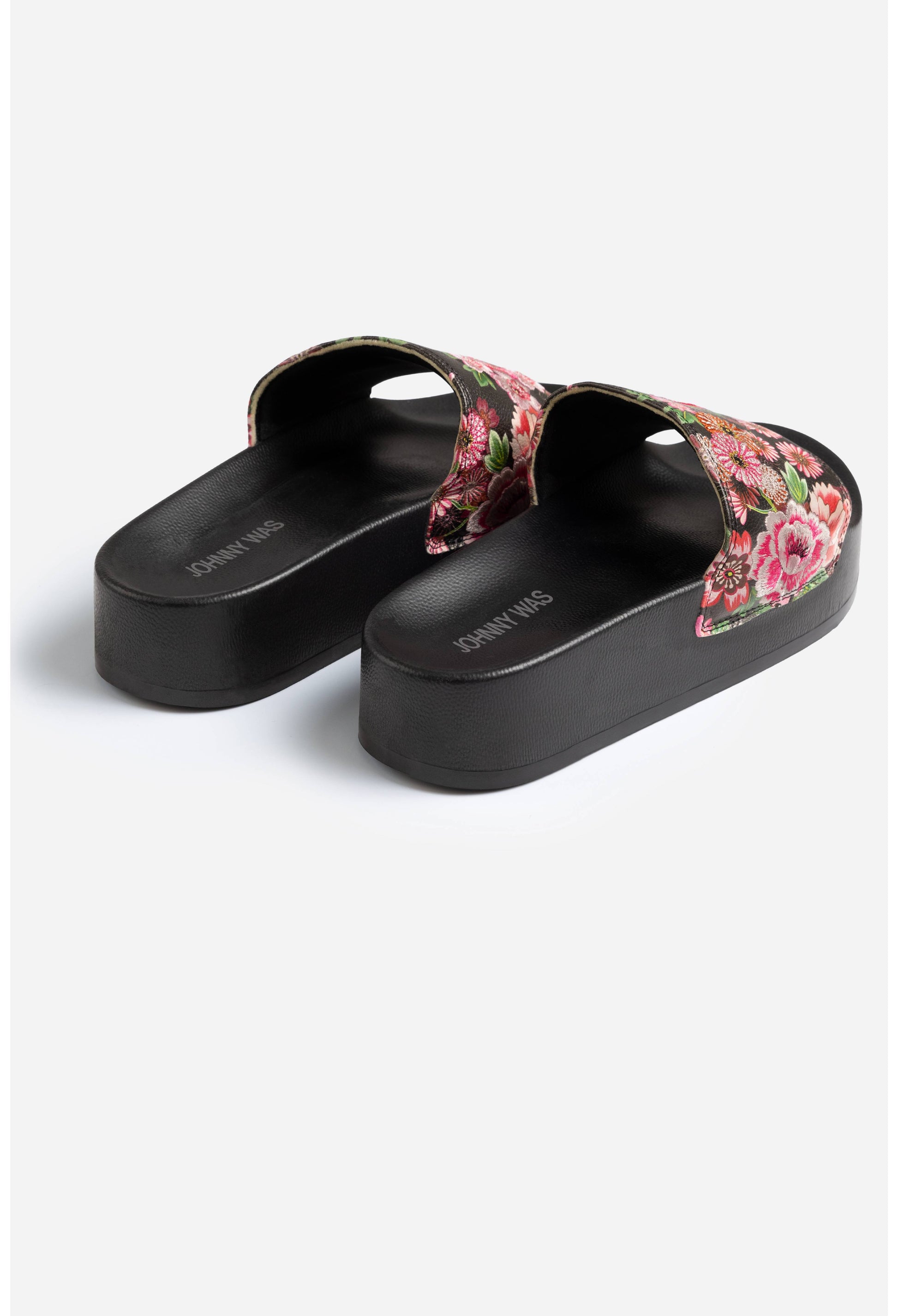 Embroidered Platform Pool Slides