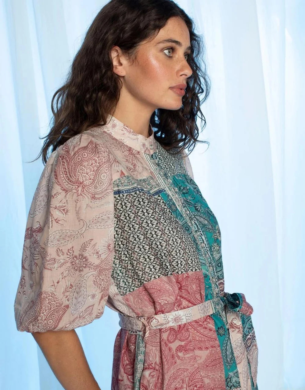 Holly Dress - Paisley Mosaic