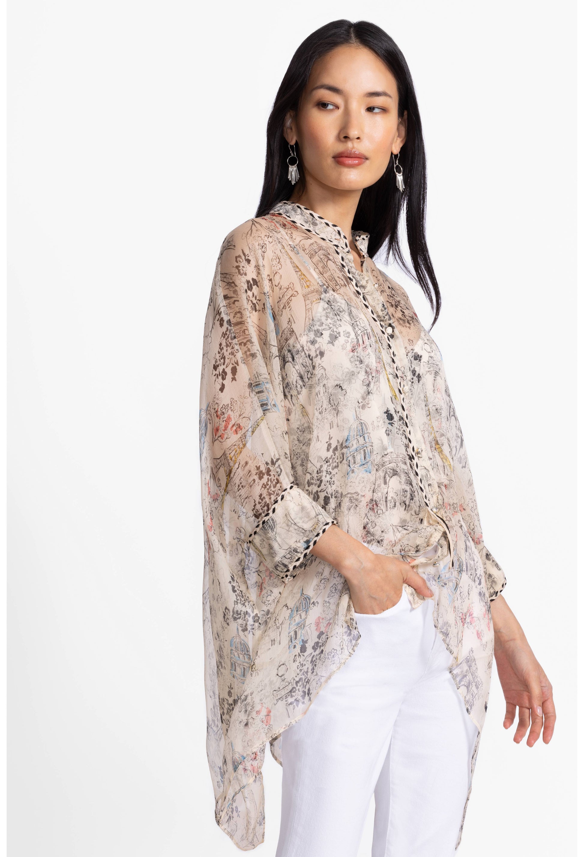 Katia Oversized  Blouse - Louise S/M