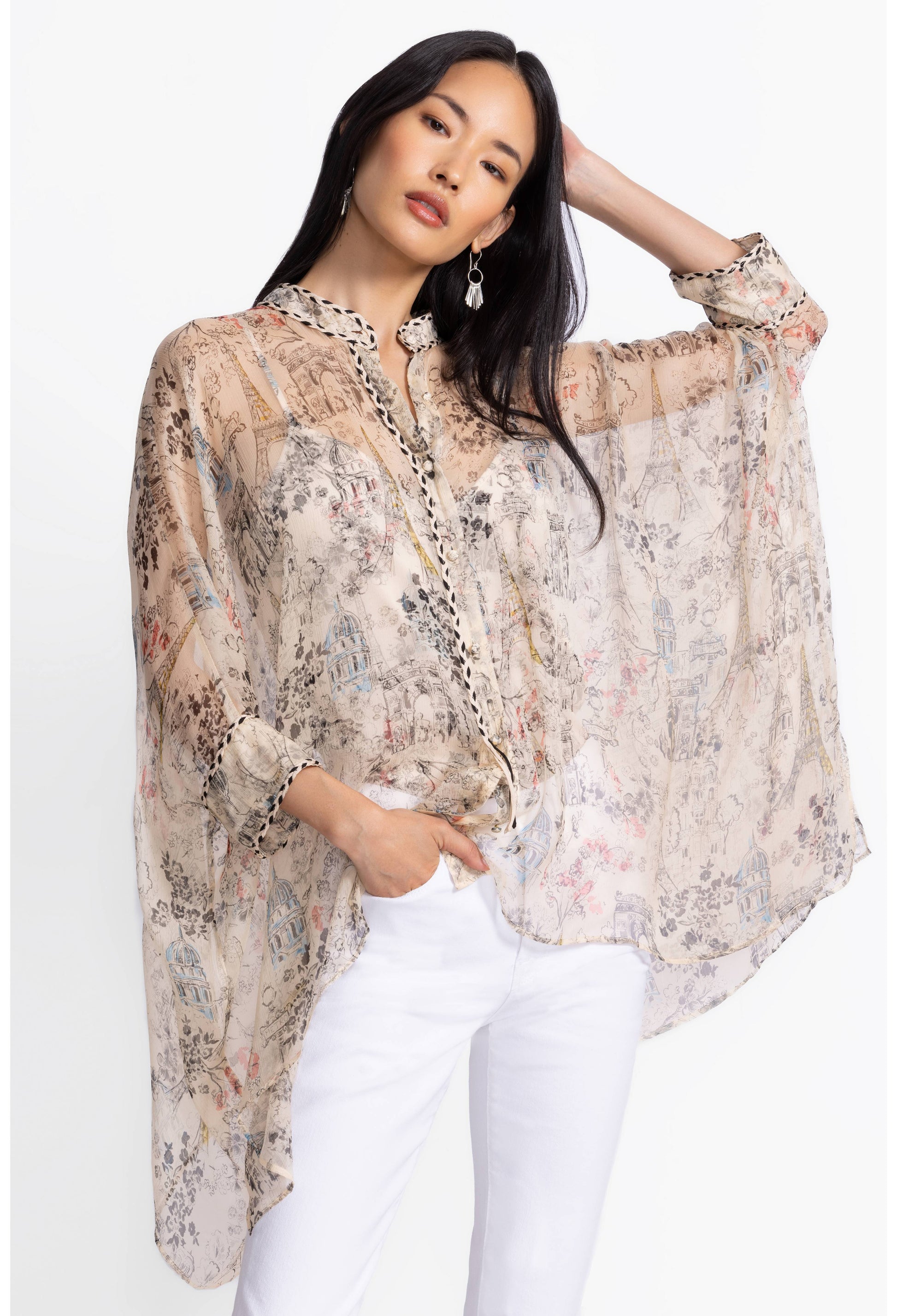 Katia Oversized  Blouse - Louise S/M