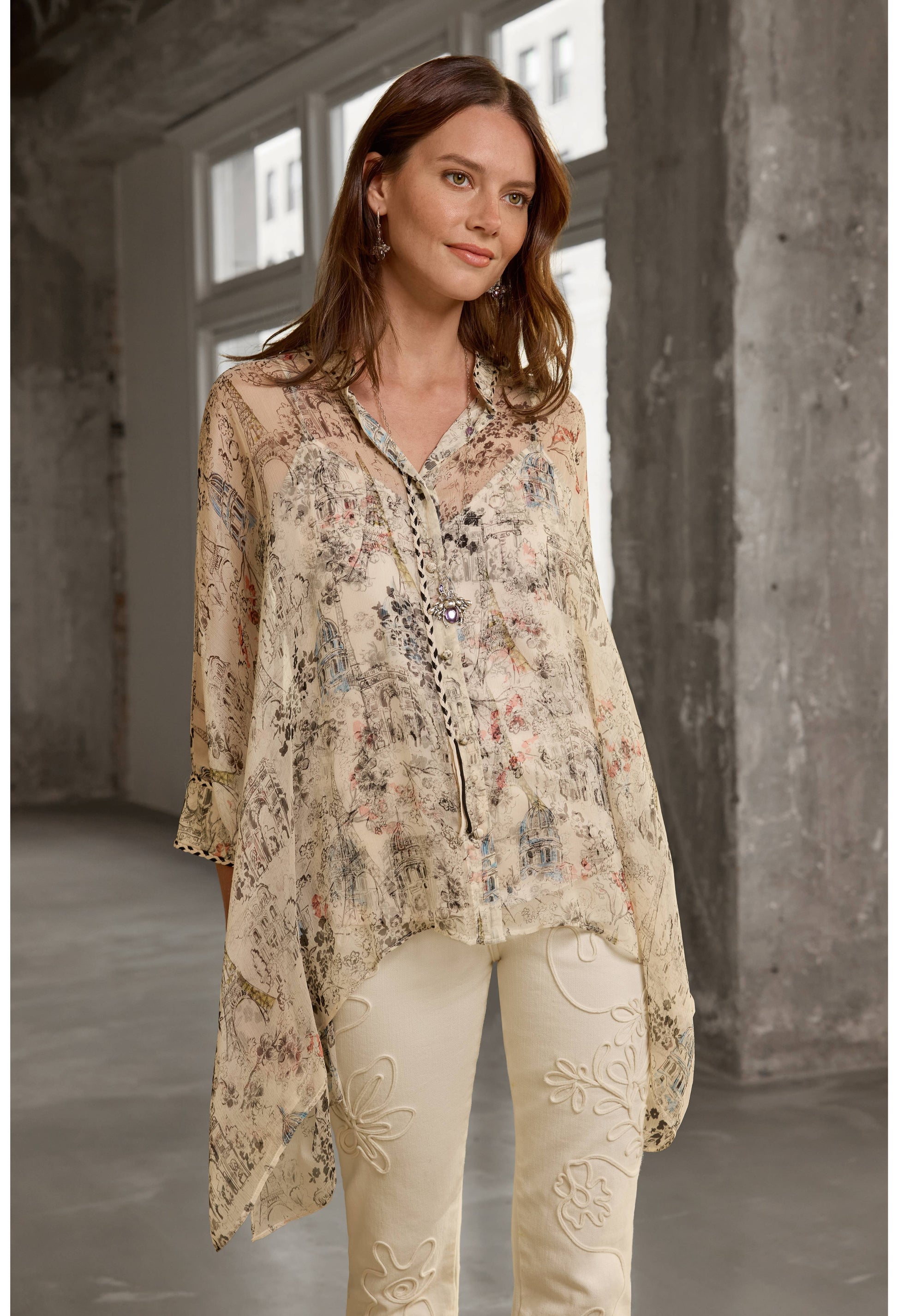 Katia Oversized  Blouse - Louise S/M