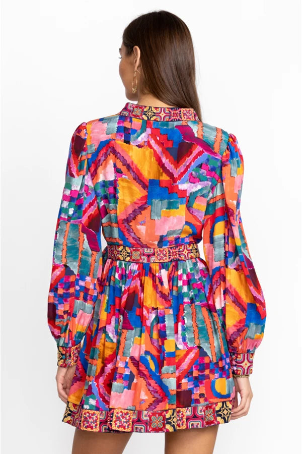 Summer Daydream Silk Mini Dress