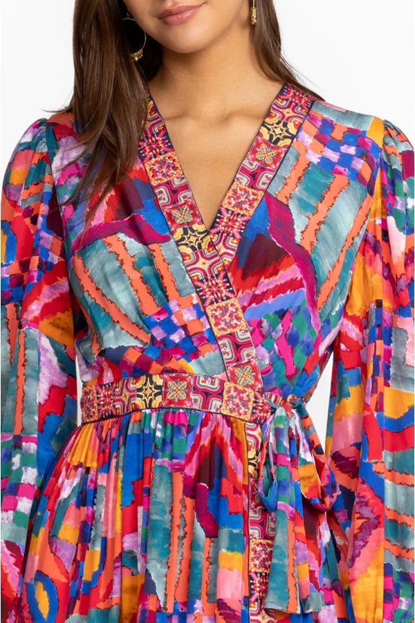 Summer Daydream Silk Mini Dress