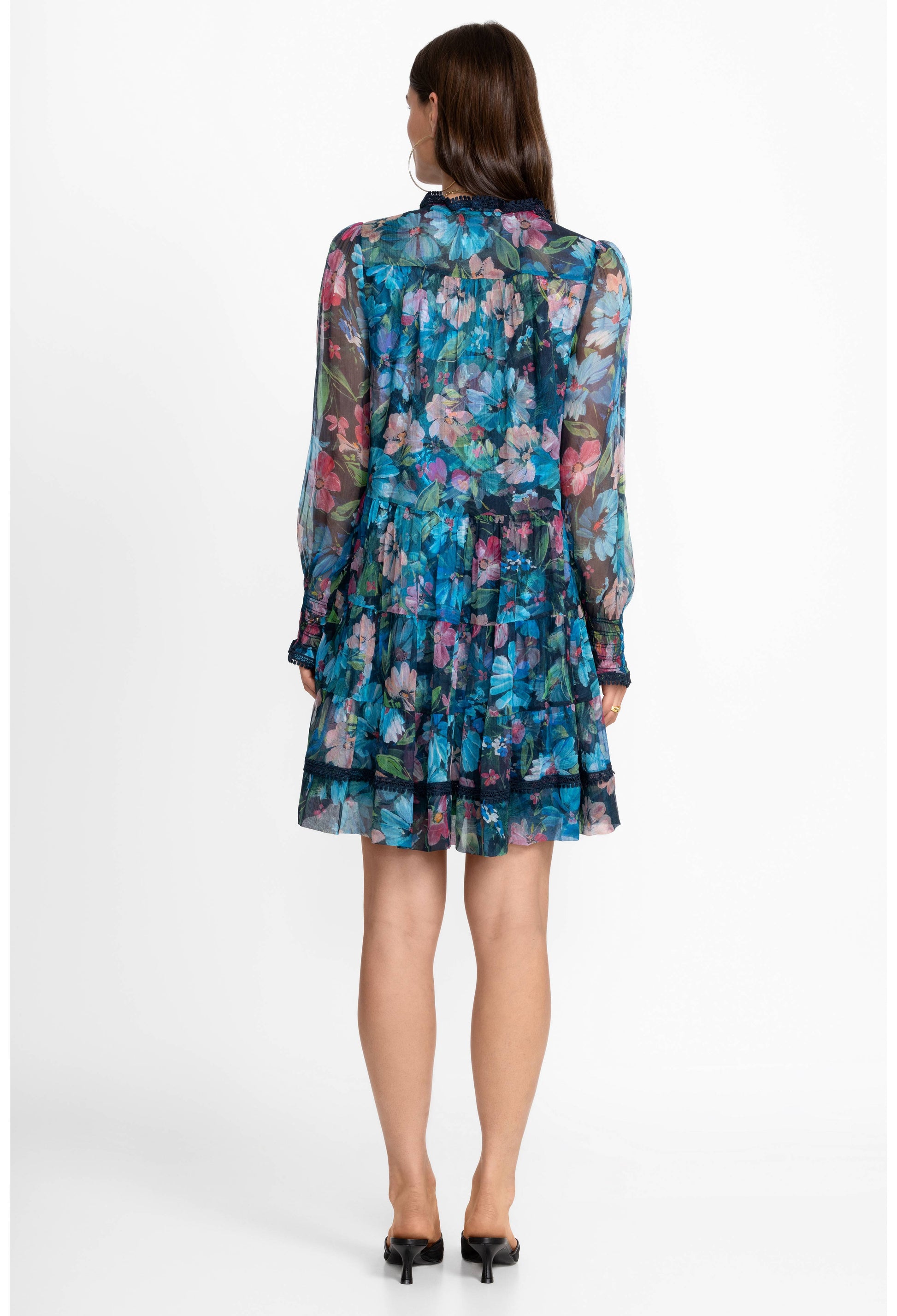 Maryah Tiered Mini Dress - Cordelia