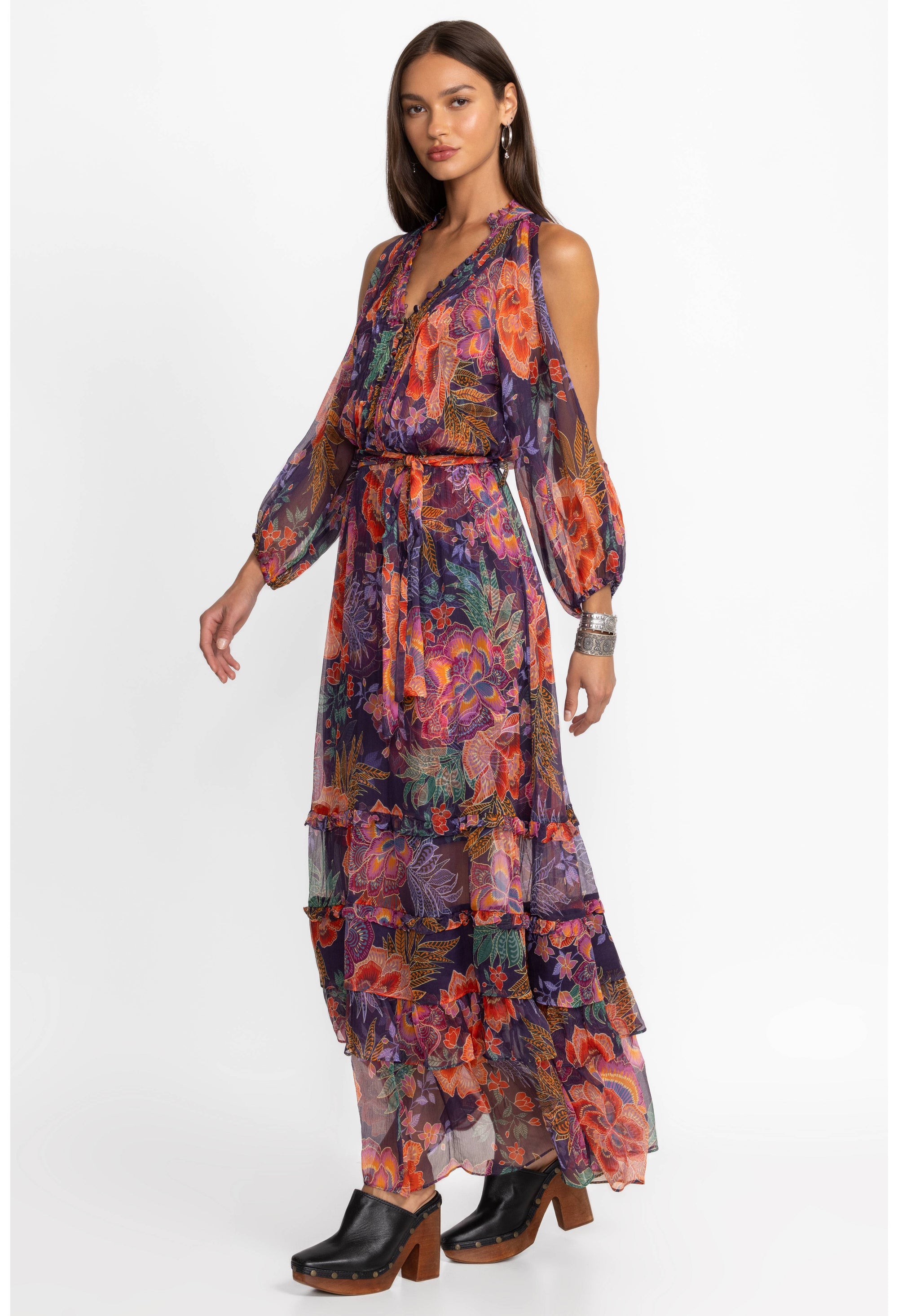 Ashlee Cold Shoulder Maxi Dress