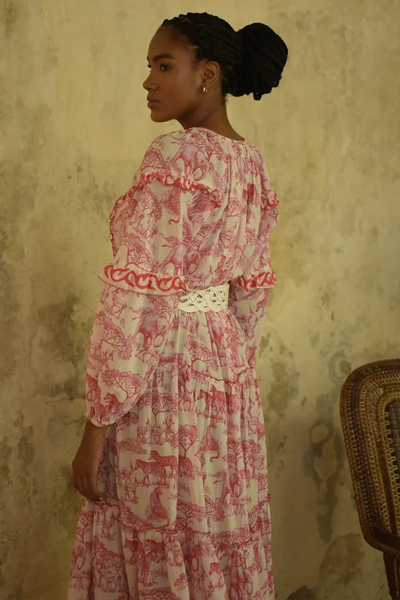 Francesca Savannah Print Dress