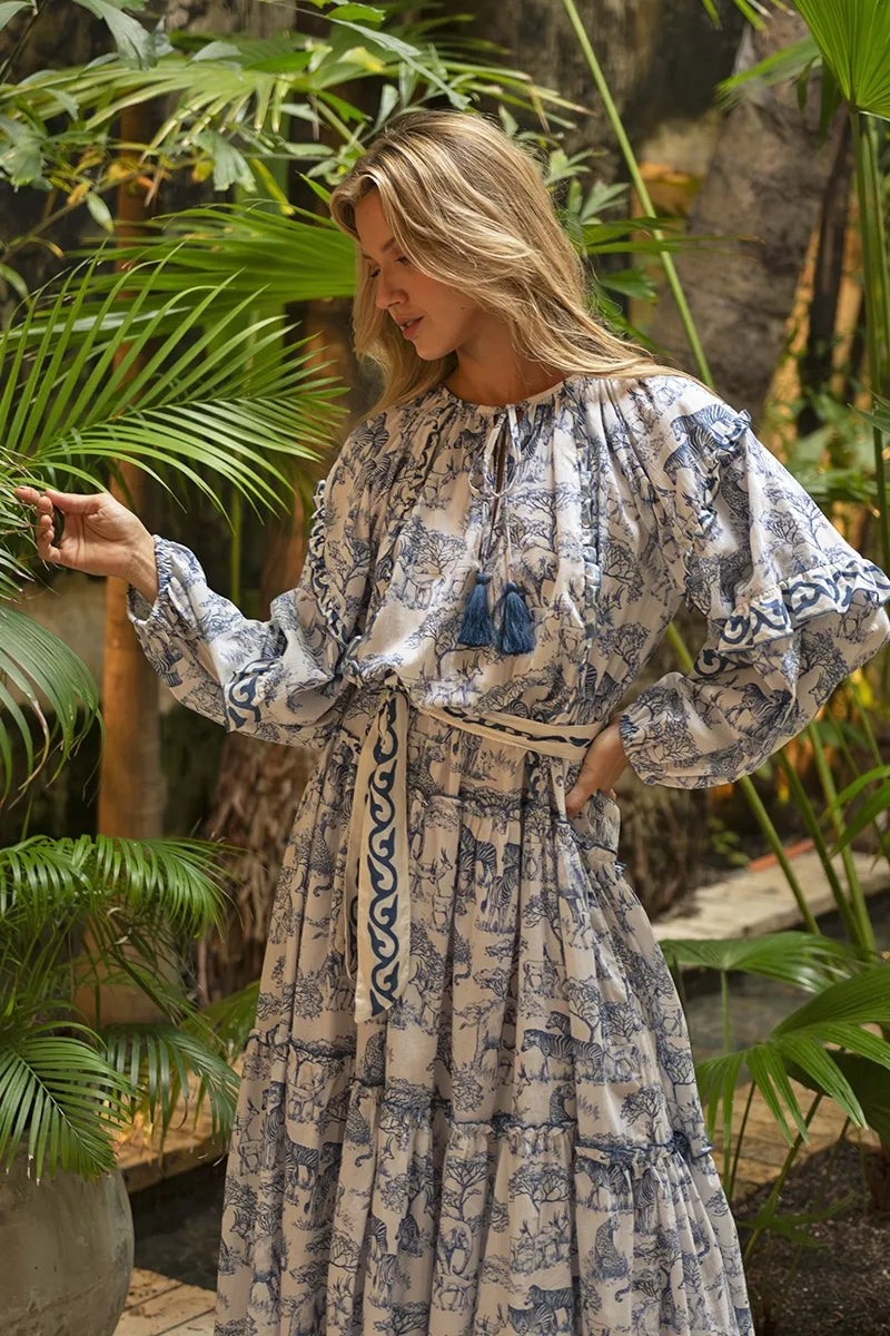 Francesca Savannah Print Dress