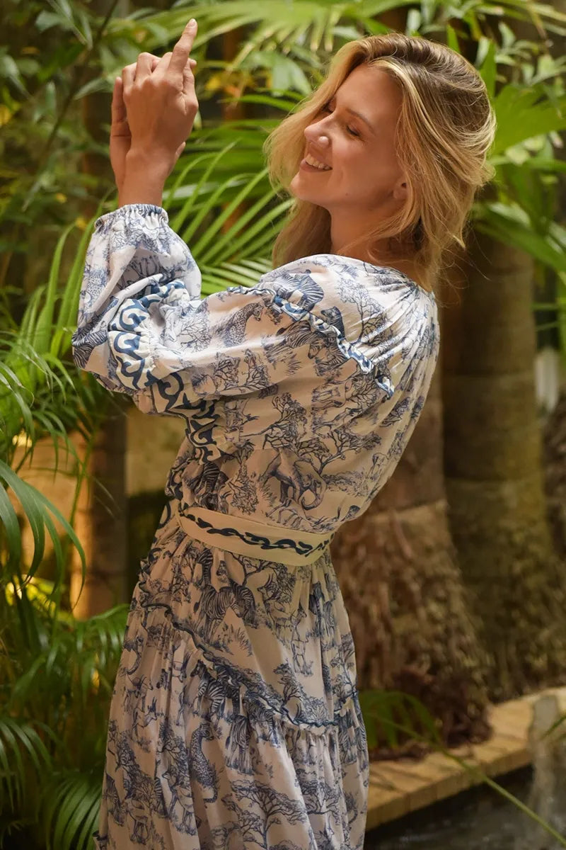 Francesca Savannah Print Dress