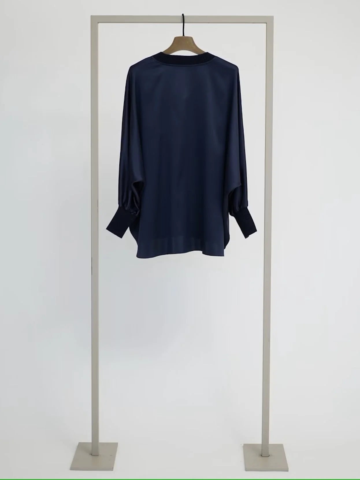 Marino Blue V Neck Blouse 6102