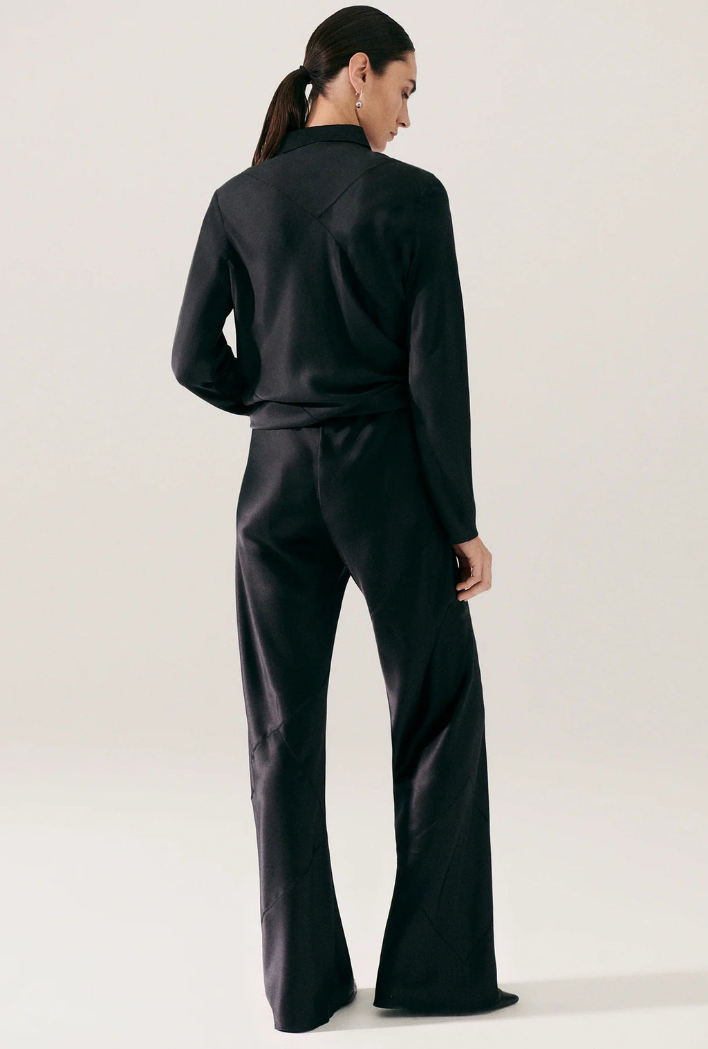 Splice Bias Cut Pants