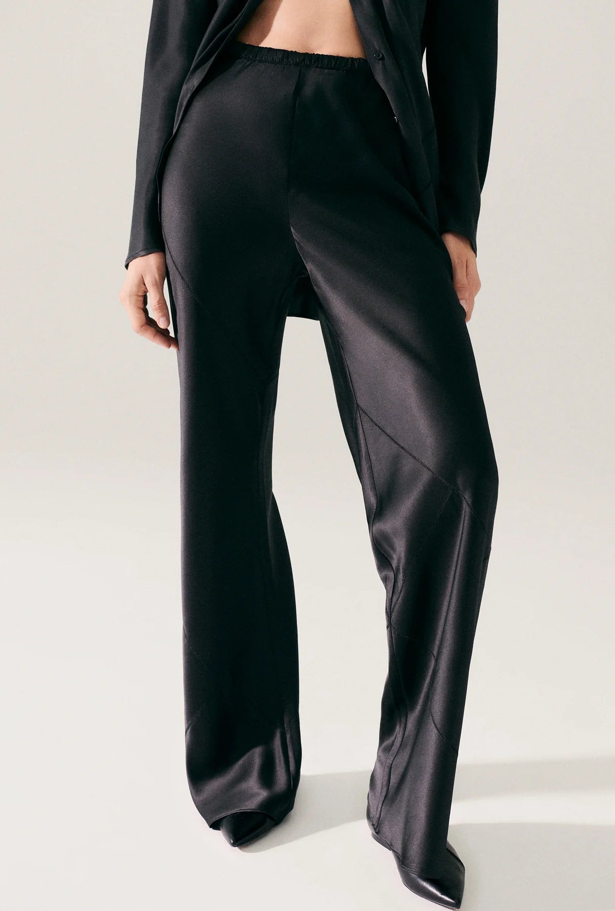 Splice Bias Cut Pants