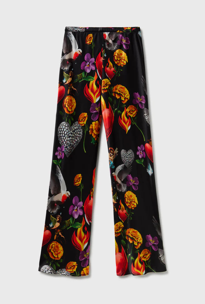Bias Cut Pants - Dearly Beloved - Black