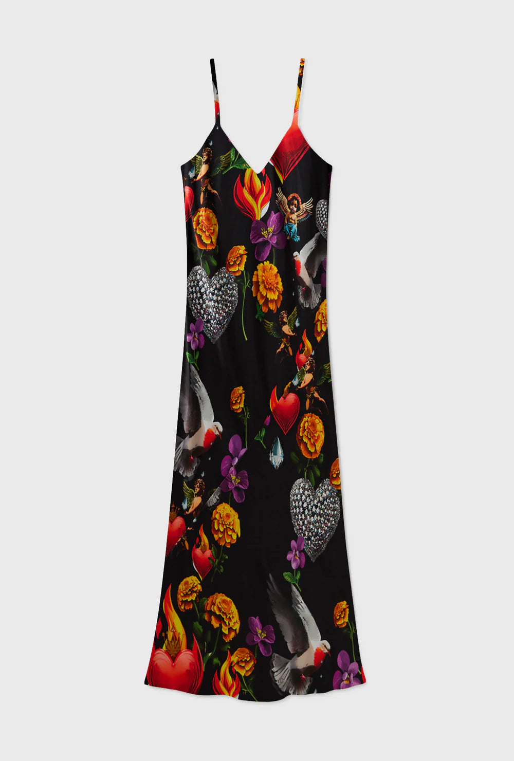 90's Slip Dress - Dearly Beloved - Black