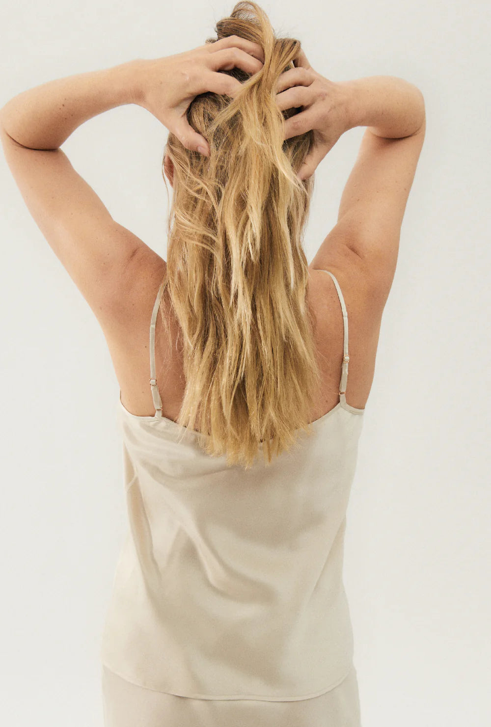Bias Cut Cami - Hazelnut