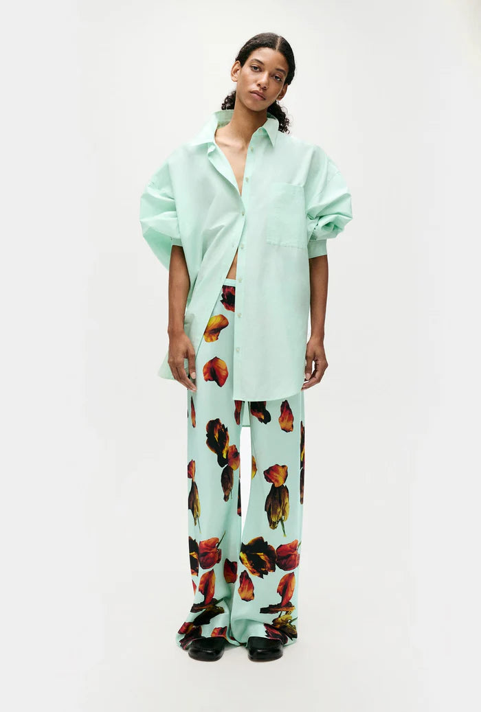 Bias Cut Pants - Tulipa Dew