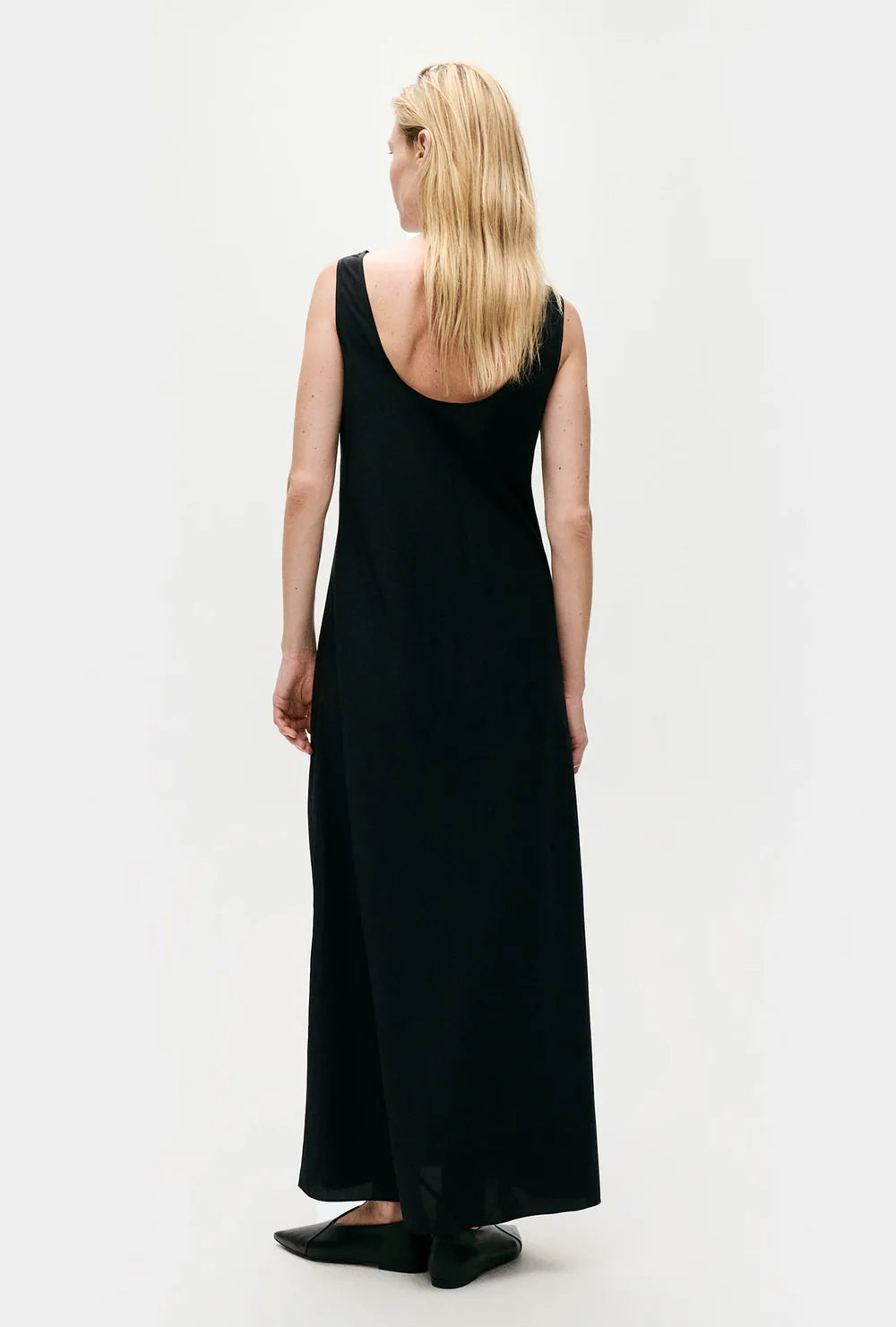 Habotai Scoop Back Dress