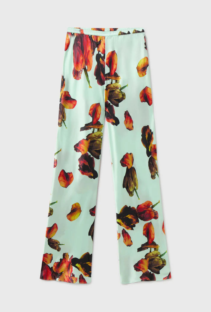Bias Cut Pants - Tulipa Dew