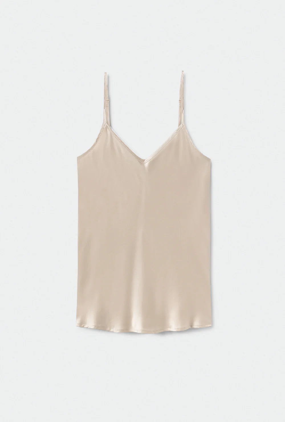 Bias Cut Cami - Hazelnut