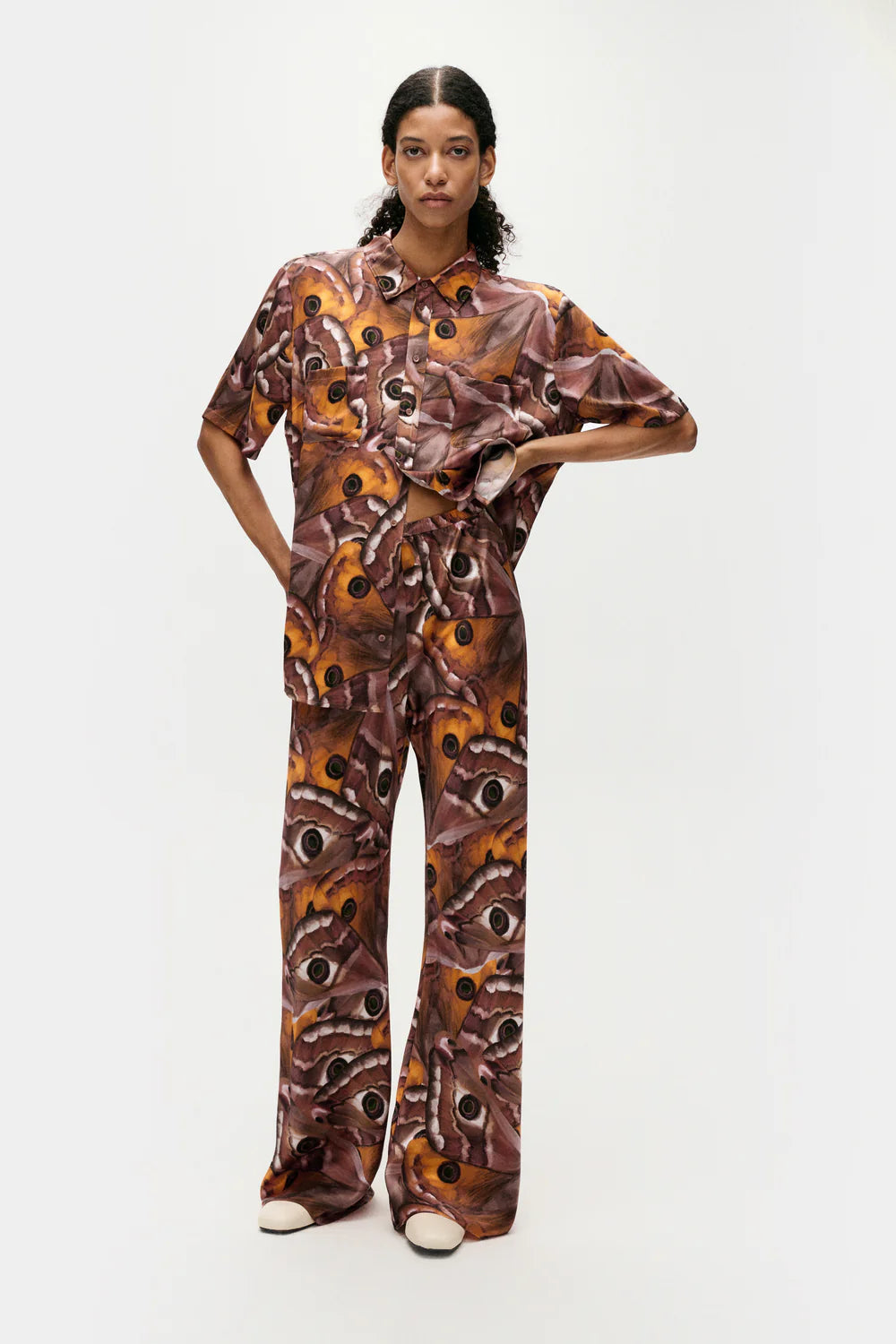 Bias Cut Pants - Wingspan