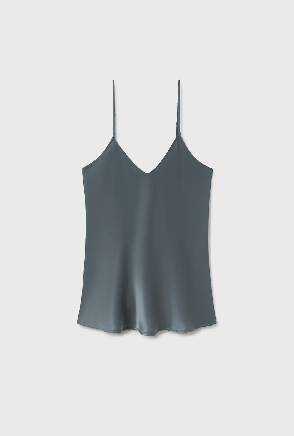 Bias Cut Cami - Slate