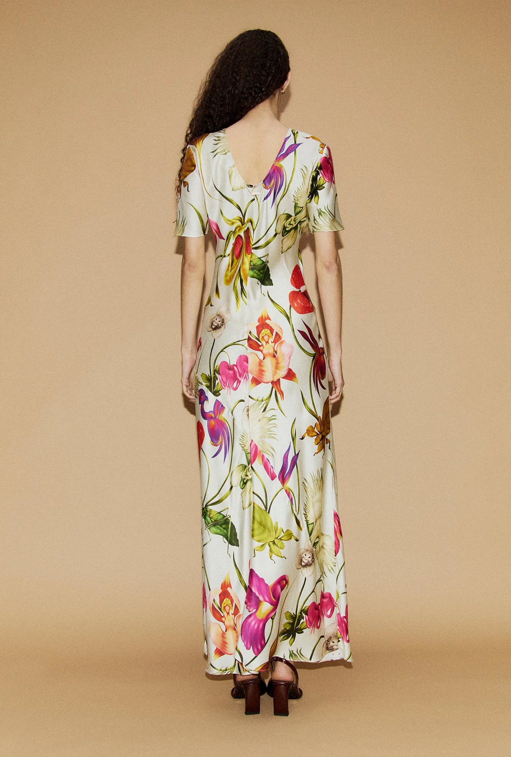 Short Sleeve Bias Dress Wonderland