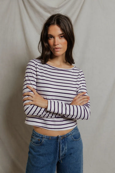 Parker Long Sleeve Tee - Ultraviolet