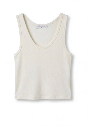 Blondie Tank - Bright Ivory