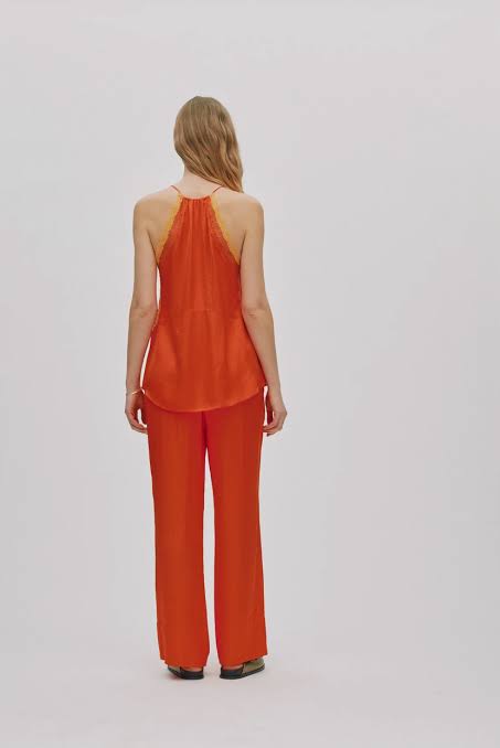 Alisa Contrast Lace Pant