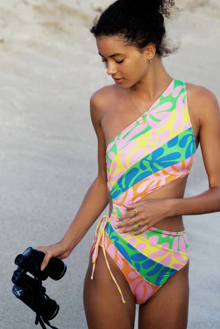 The Randall Leaf Print Onepiece