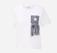 Crochet Pocket T Shirt