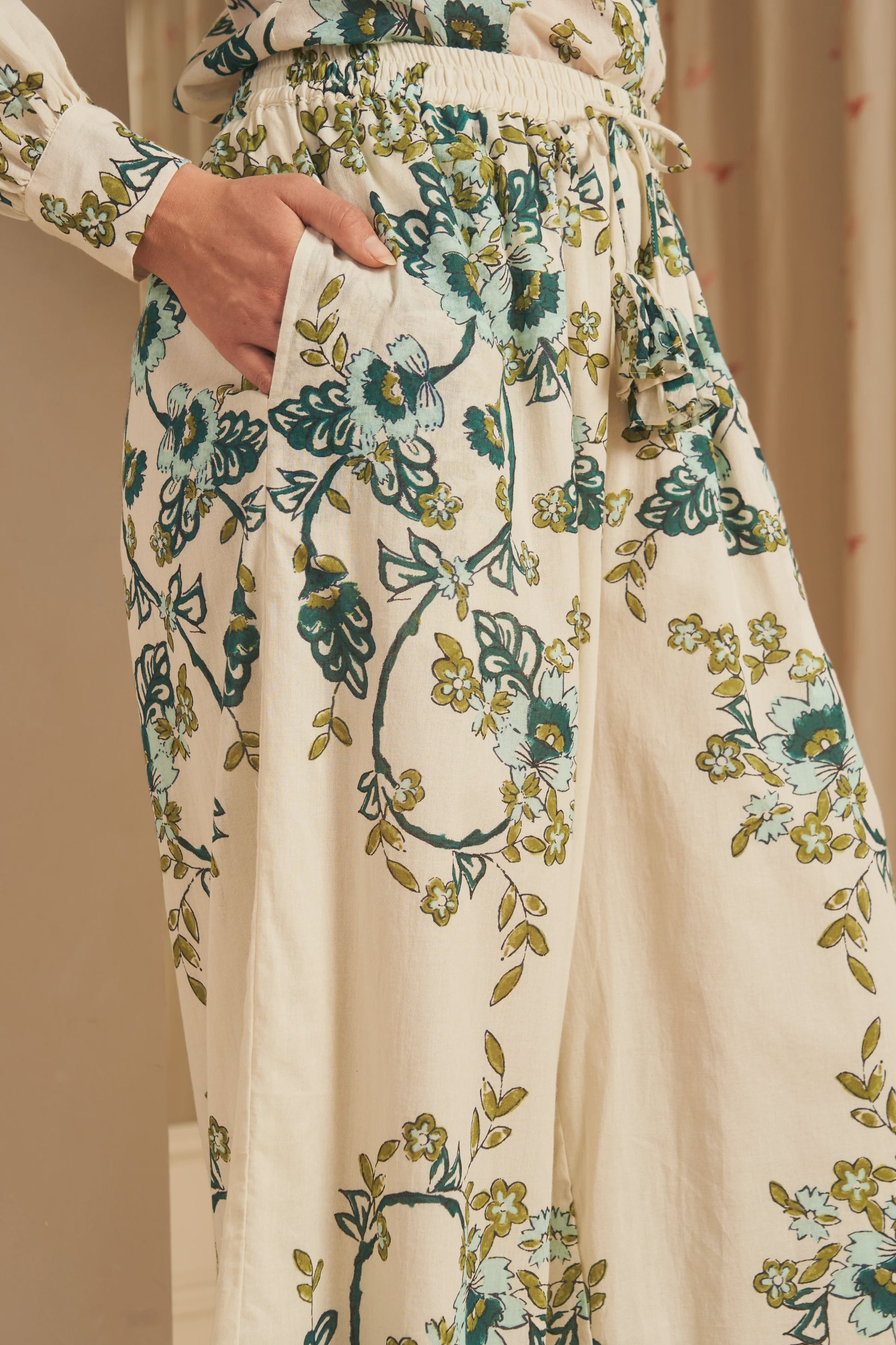 Asha Pant - Jasmine - Azul