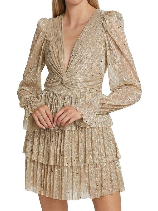 Felicie Gold Dress