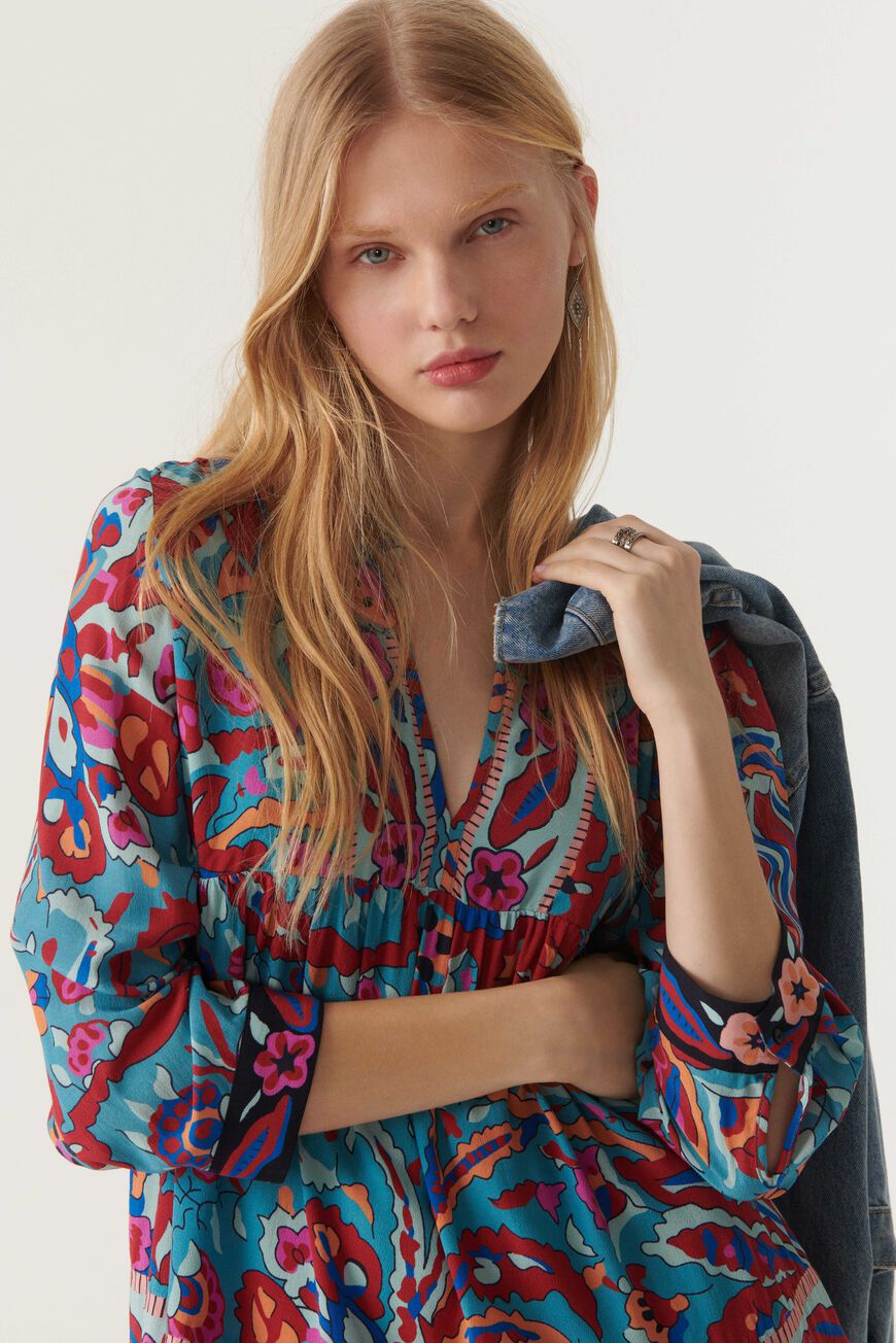 Maureen Bleu Dress